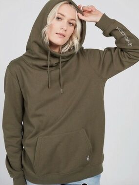 Volcom Funnel Neck Pullover Hoodie. Size S
